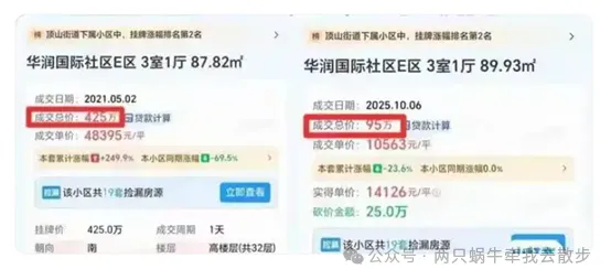 420万买的房跌到90万，血亏300万 | 八阕