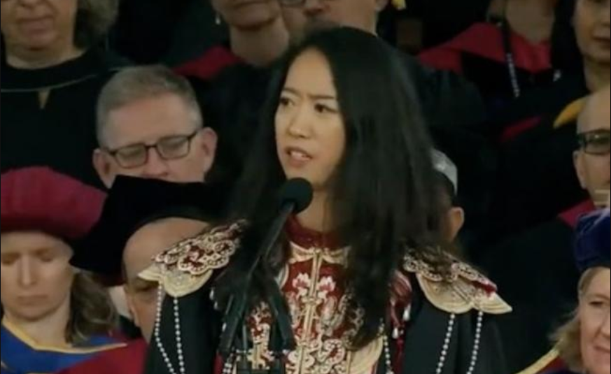哈佛演讲中国女生家庭背景爆光
