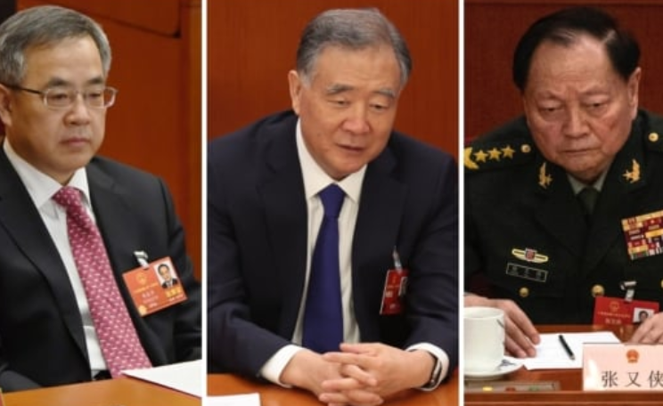 汪胡张“党政军”三权分立？