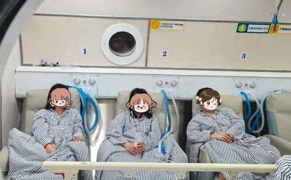 三女空调房吃烤鱼致脑细胞坏死