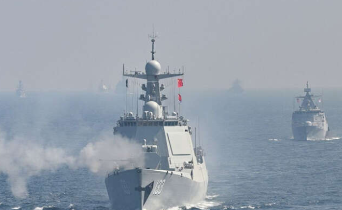 9.18当天，中国舰队绕日本巡航