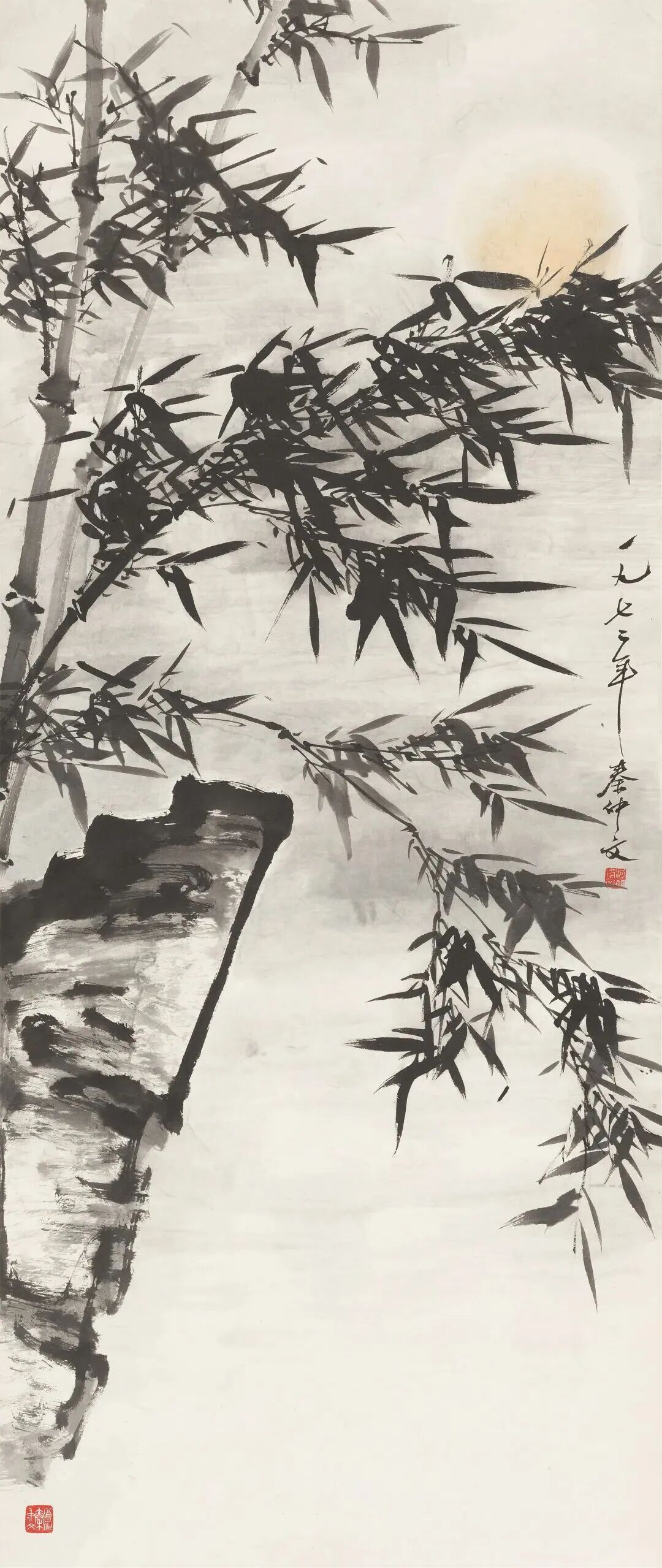 秦仲文墨竹：竹影里藏着文人魂 | 八阕