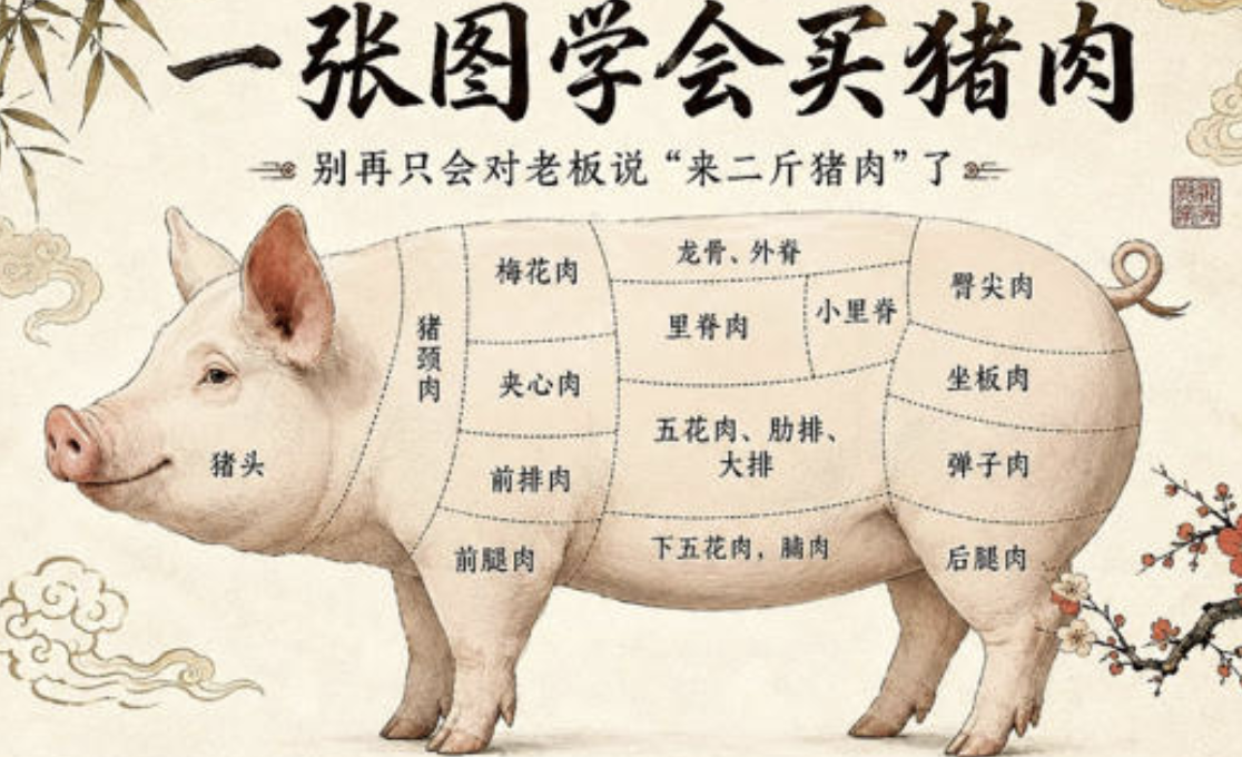 猪身上哪块肉最好吃？