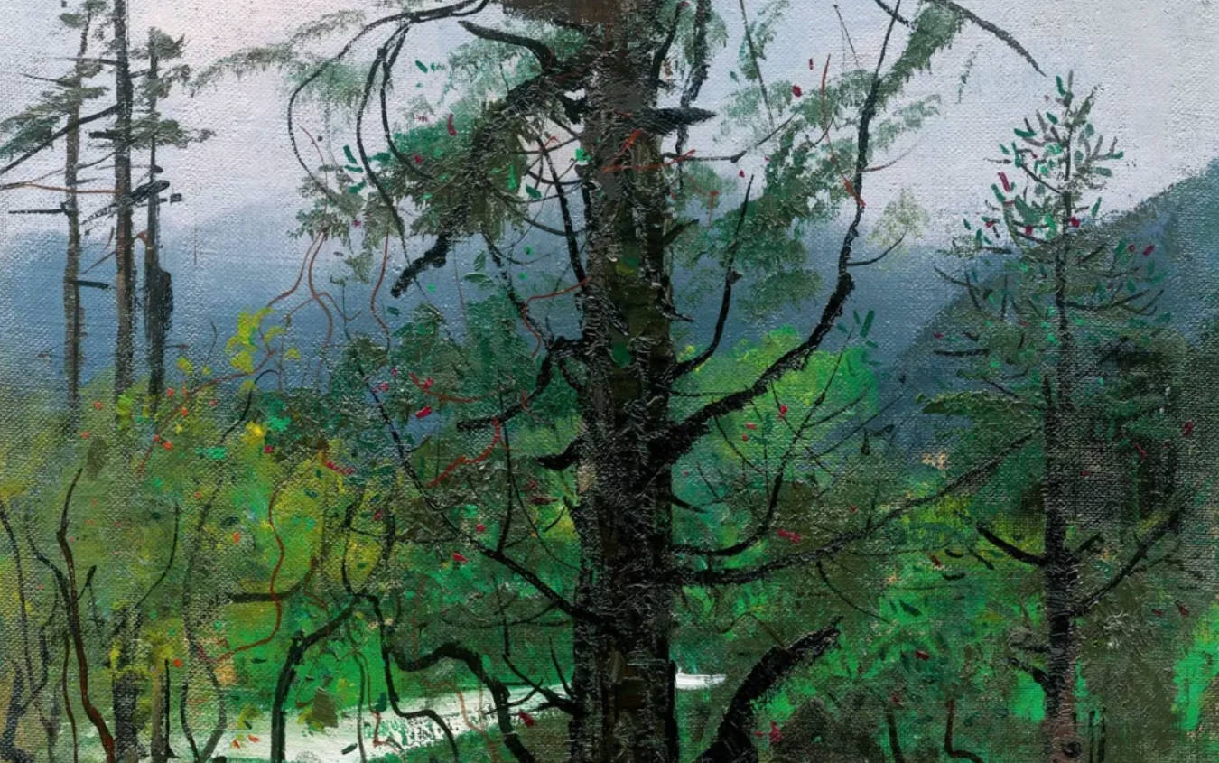 吴冠中画了幅双面画，值690万