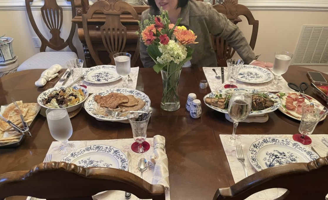 昨晚请邻居夫妇过来吃便饭