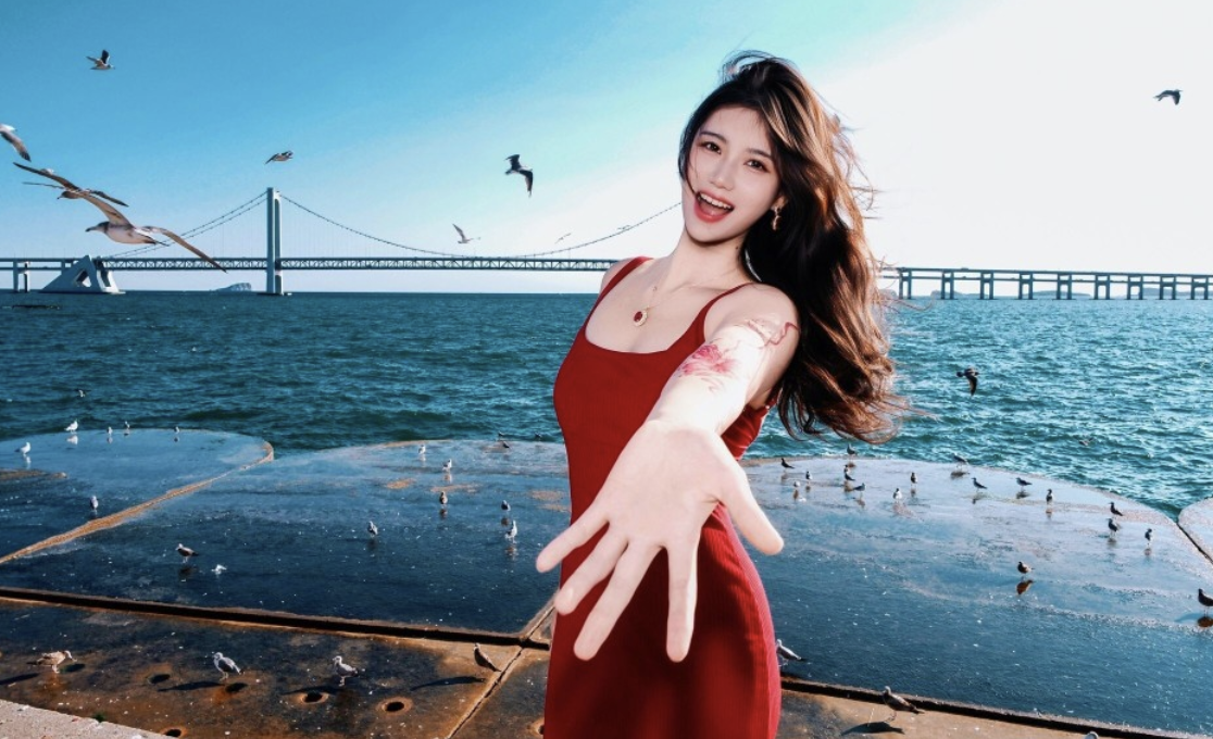 夏思凝晒美照：不止是田径运动员